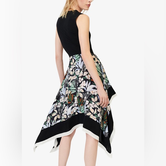 Rosange Mixed Media Midi Dress - Picture 3 of 5